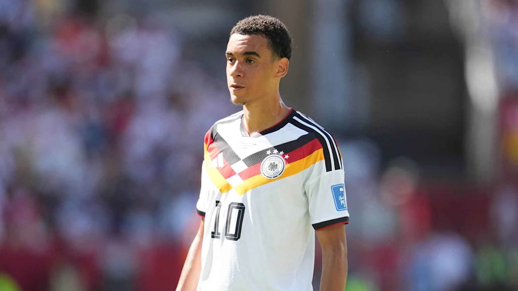 Jamal Musiala im Deutschland-Trikot beim Spiel gegen die Elfenbeinküste