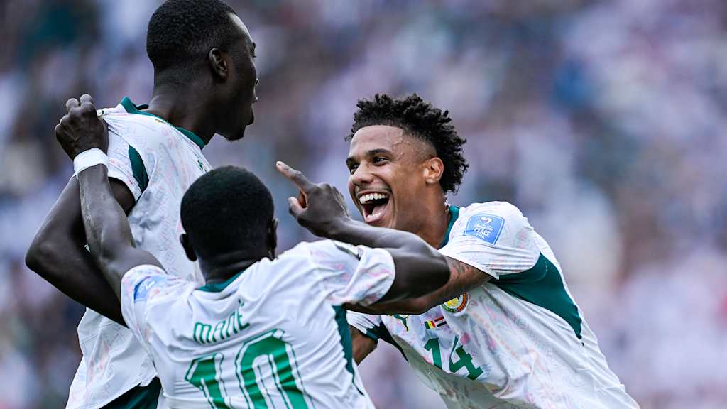 Die Spieler des Senegal bejubeln den Einzug in die K.o.-Runde bei der Weltmeisterschaft 2026