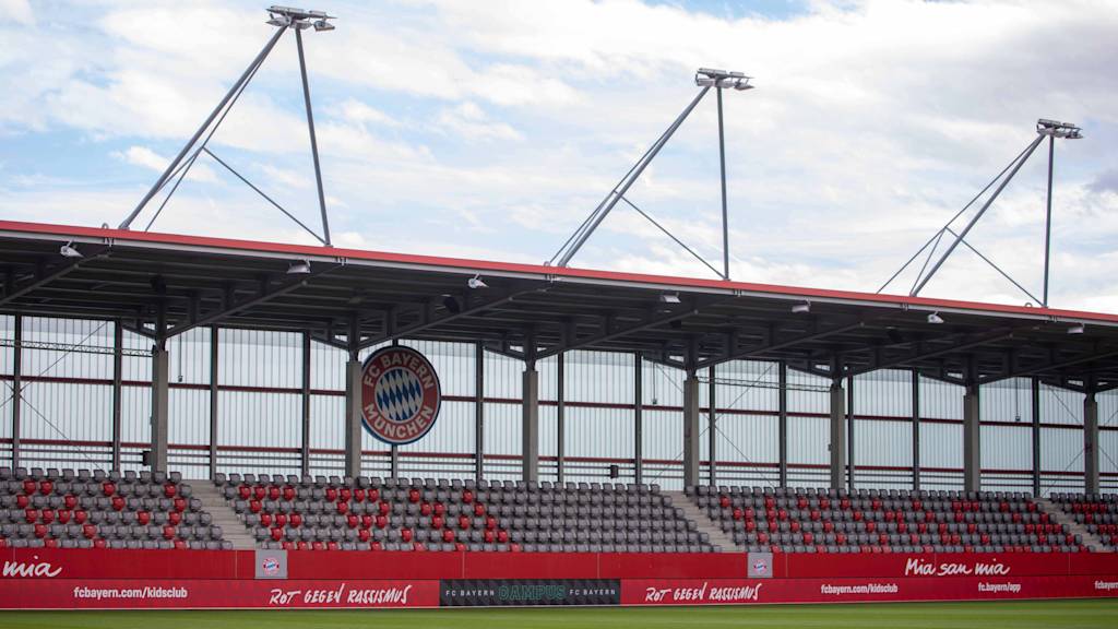 Der leere FC Bayern Campus.
