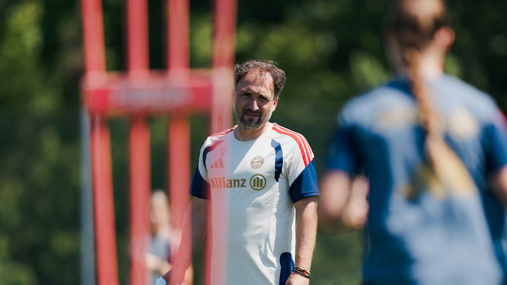 Die FC Bayern Frauen im Zuge der ersten Trainingseinheit der Saison 2026/27.