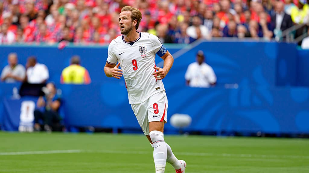 Harry Kane im Trikot der englischen Nationalmannschaft während eines WM-Spiels