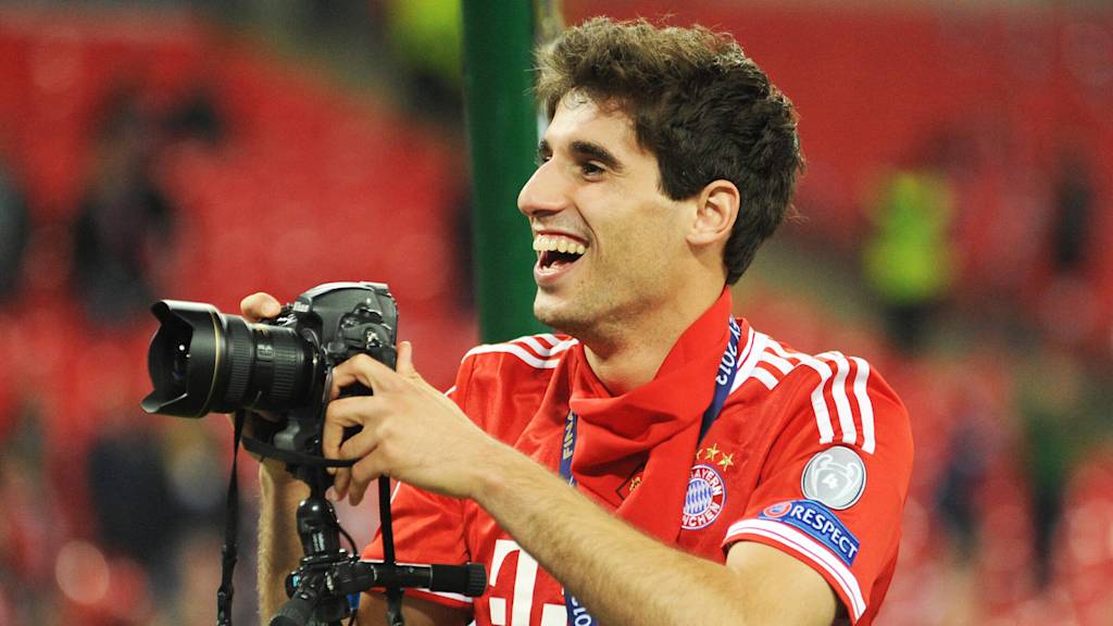 Smile, please: 2013 Champions League winner Javi Martínez.
