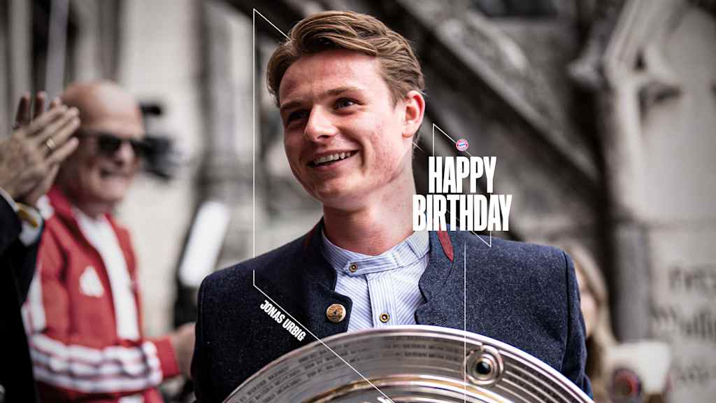 Grafik mit Foto von Jonas Urbig und dem Schriftzug Happy Borthday