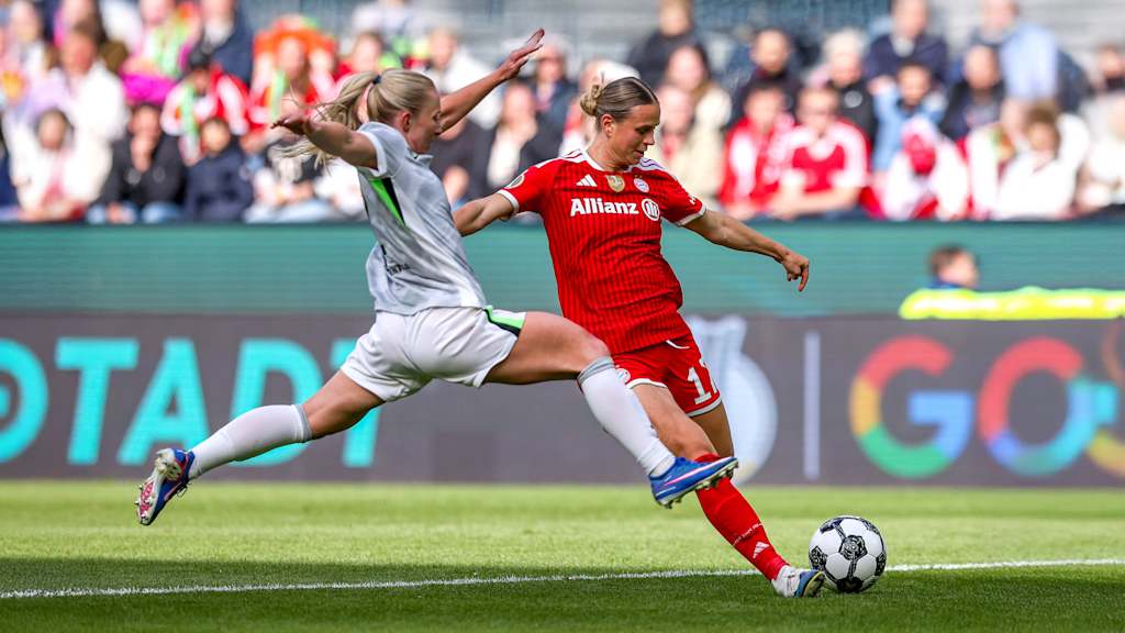 Klara Bühl während des Pokal-Endspiels im Mai 2026.
