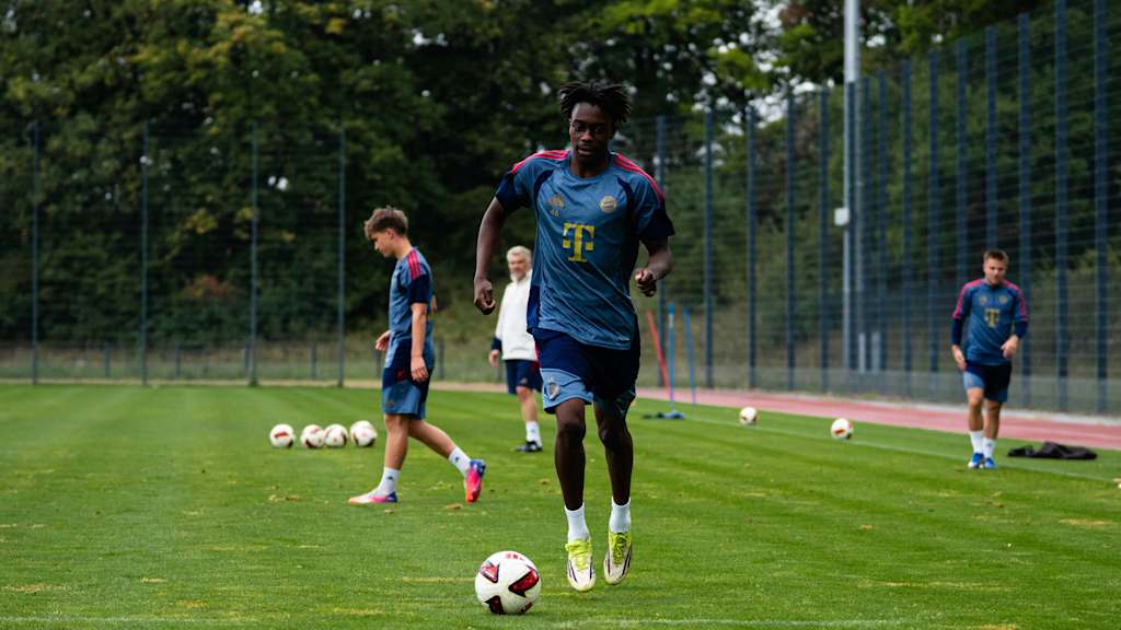 Rayan Moumouni im Training der U19.