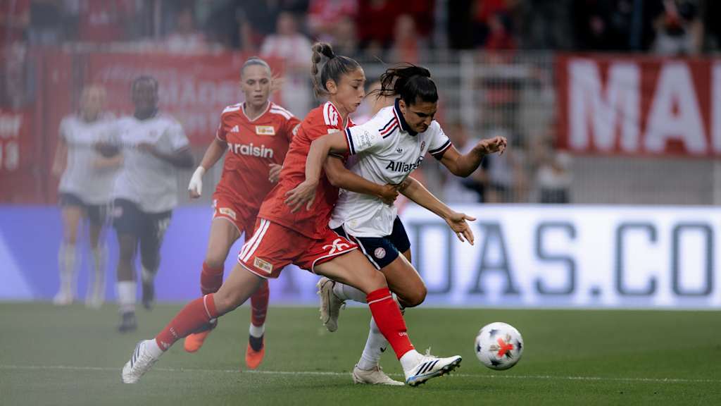 Jovana Damnjanovic im Zuge des Duells bei Union Berlin.