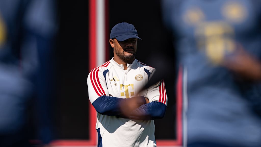 Vincent Kompany im Training des FC Bayern