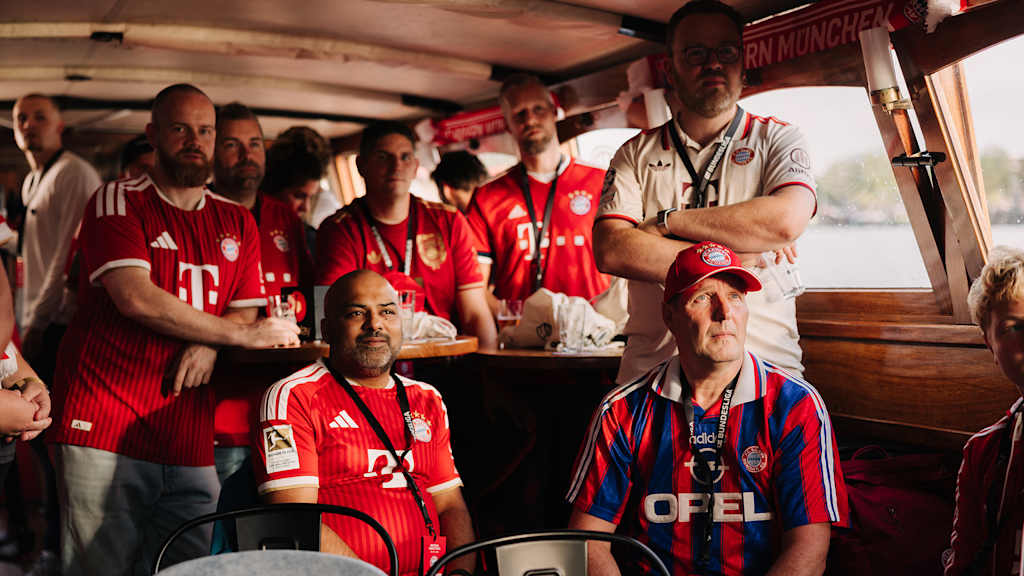 FC Bayern-Fans bei der Boat Watchparty