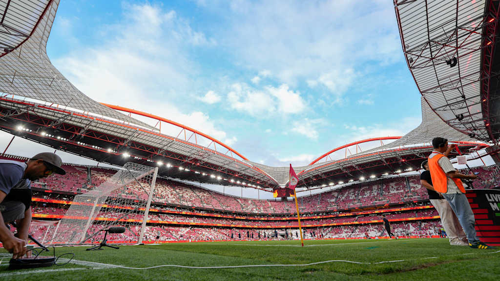 Blick in das Estádio da Luz.