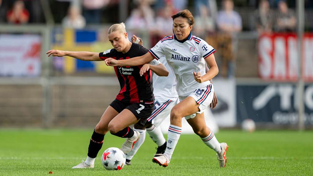Momoko Tanikawa während des Duells gegen Leverkusen.