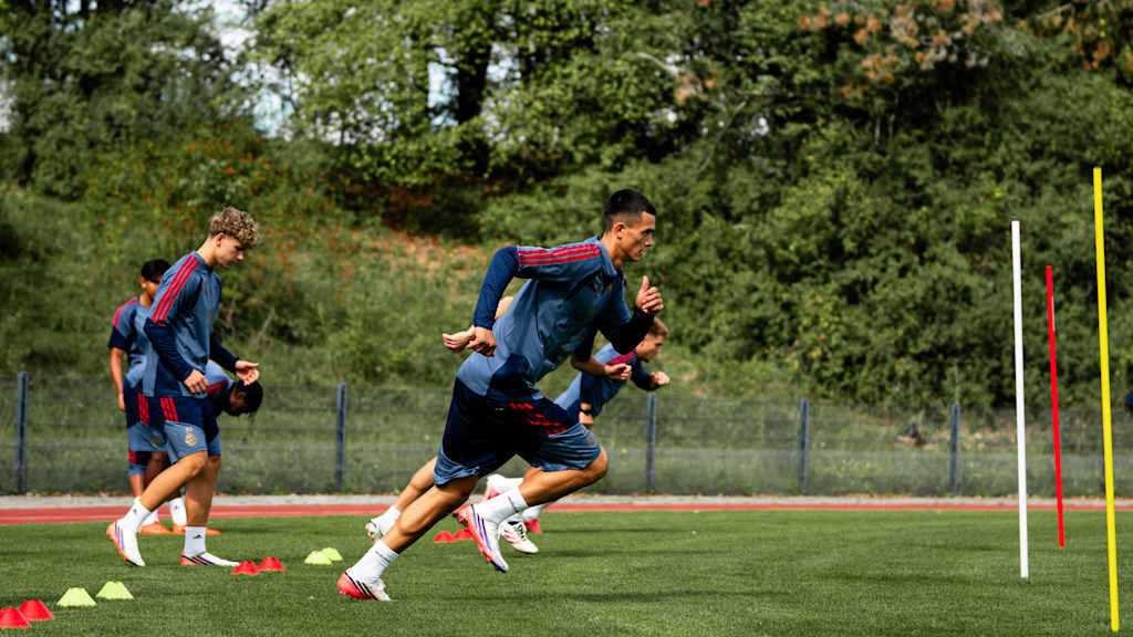 Matteo Maric läuft im Training.