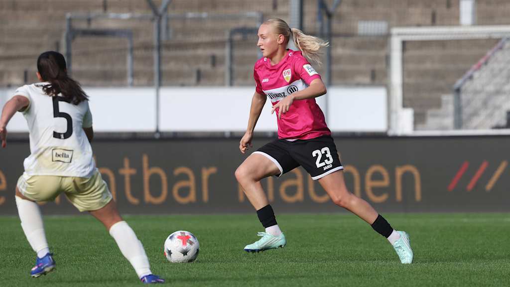 Luzie Zähringer im Einsatz für die VfB-Frauen.
