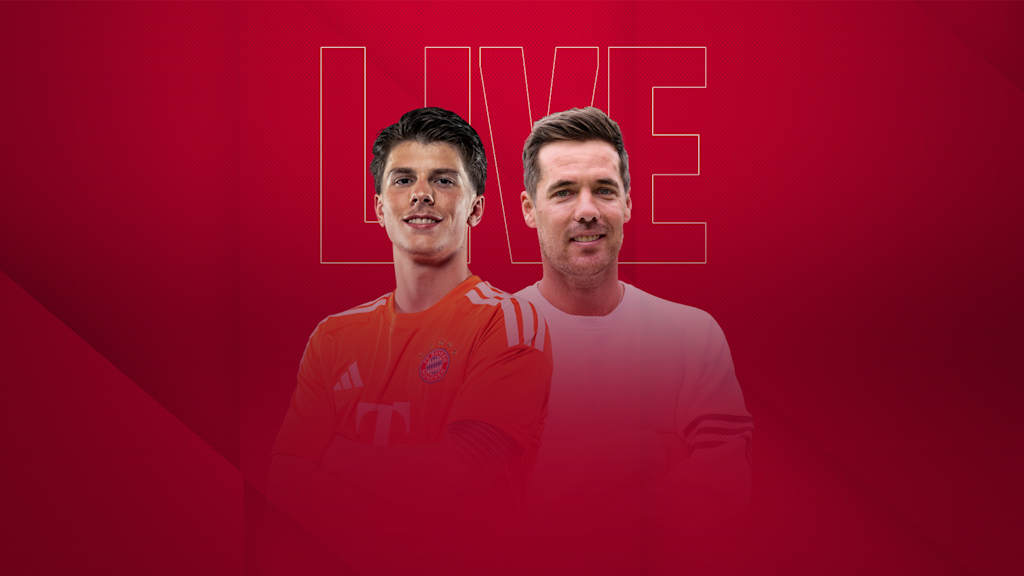 Liveankündigung zum FC Bayern Amateure-Spiel gegen den TSV 1860 München.