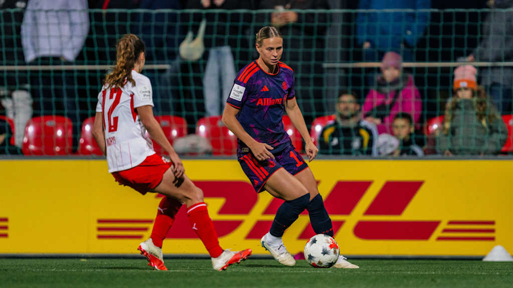 Klara Bühl im Einsatz gegen RB Leipzig.