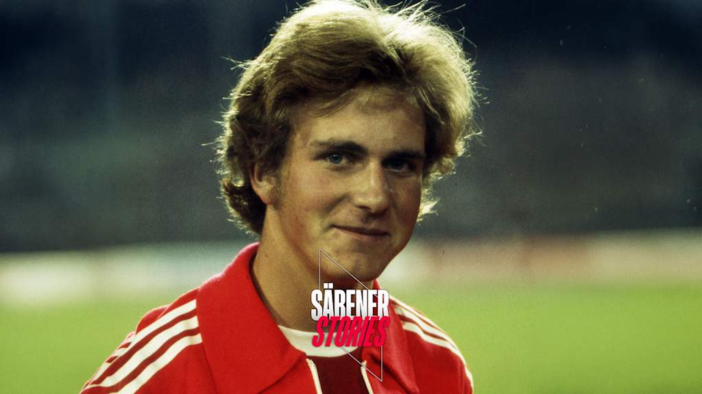 Dieser unschuldige 19-Jährige wird 1974 beim Hinspiel gegen Magdeburg in der 69. Minute eingewechselt. Man wird noch von ihm hören!