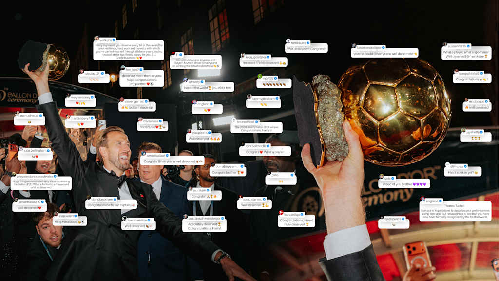 Social-Media Nachrichten an Harry Kane
