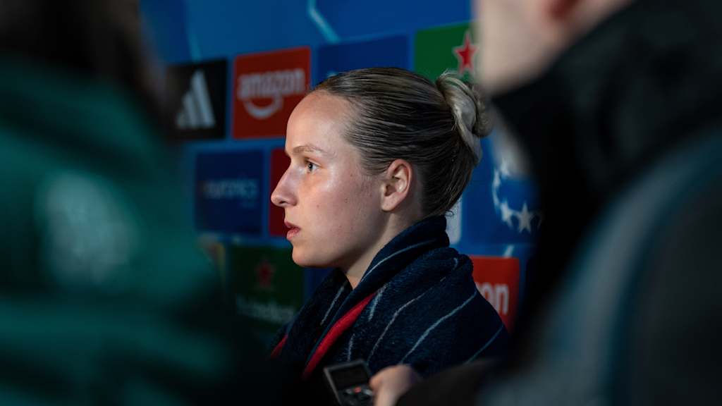 Franzi Kett nach dem Spiel gegen Real Madrid.