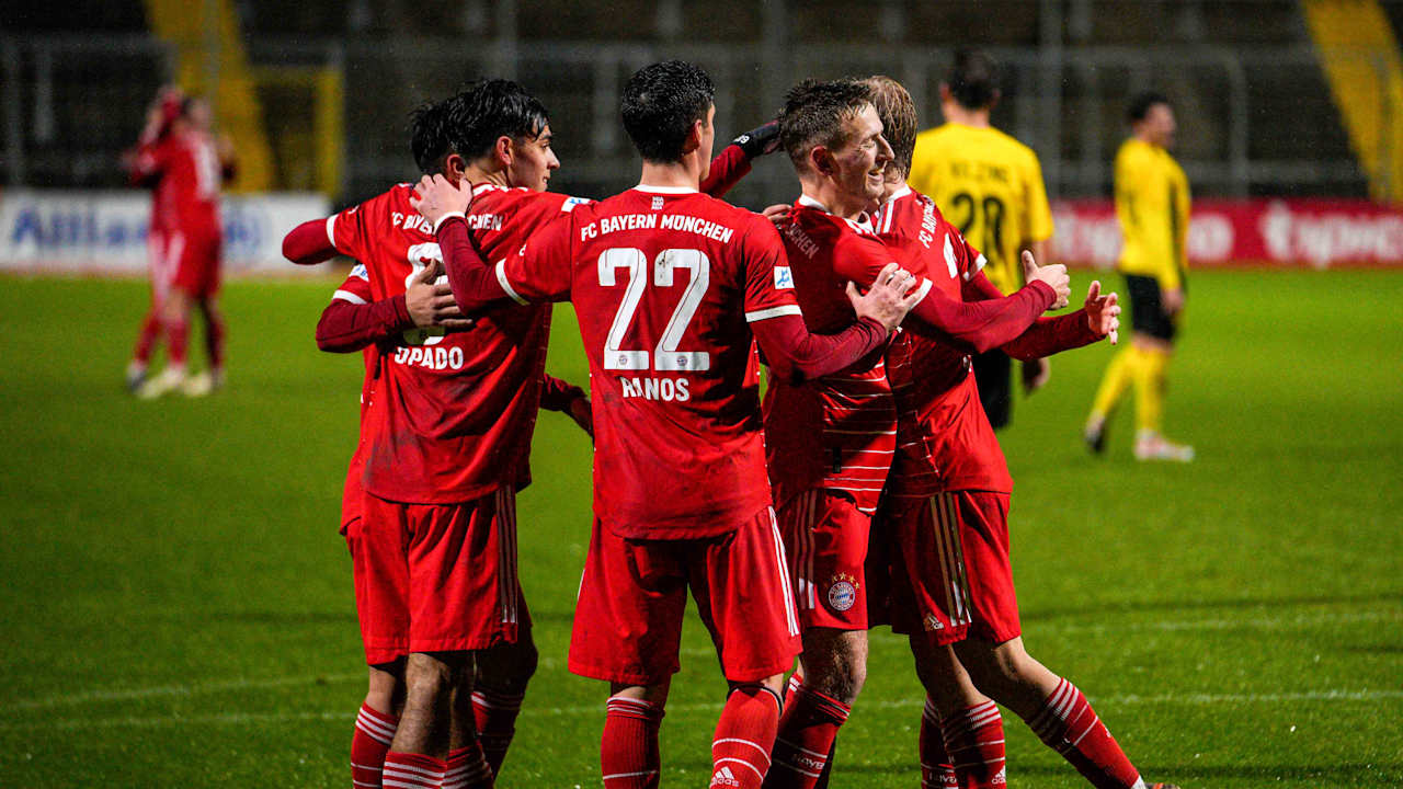 Die Highlights vom Sieg der FC Bayern Amateure gegen DJK Vilzing.