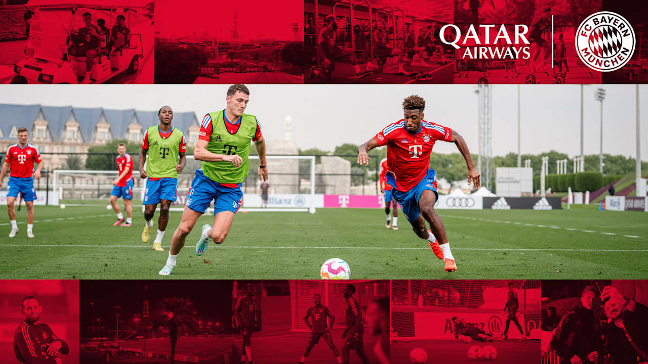 FC Bayern Training camp Doha 2023