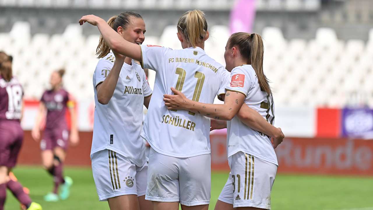 FC Bayern Women, SGS Essen, celebrations
