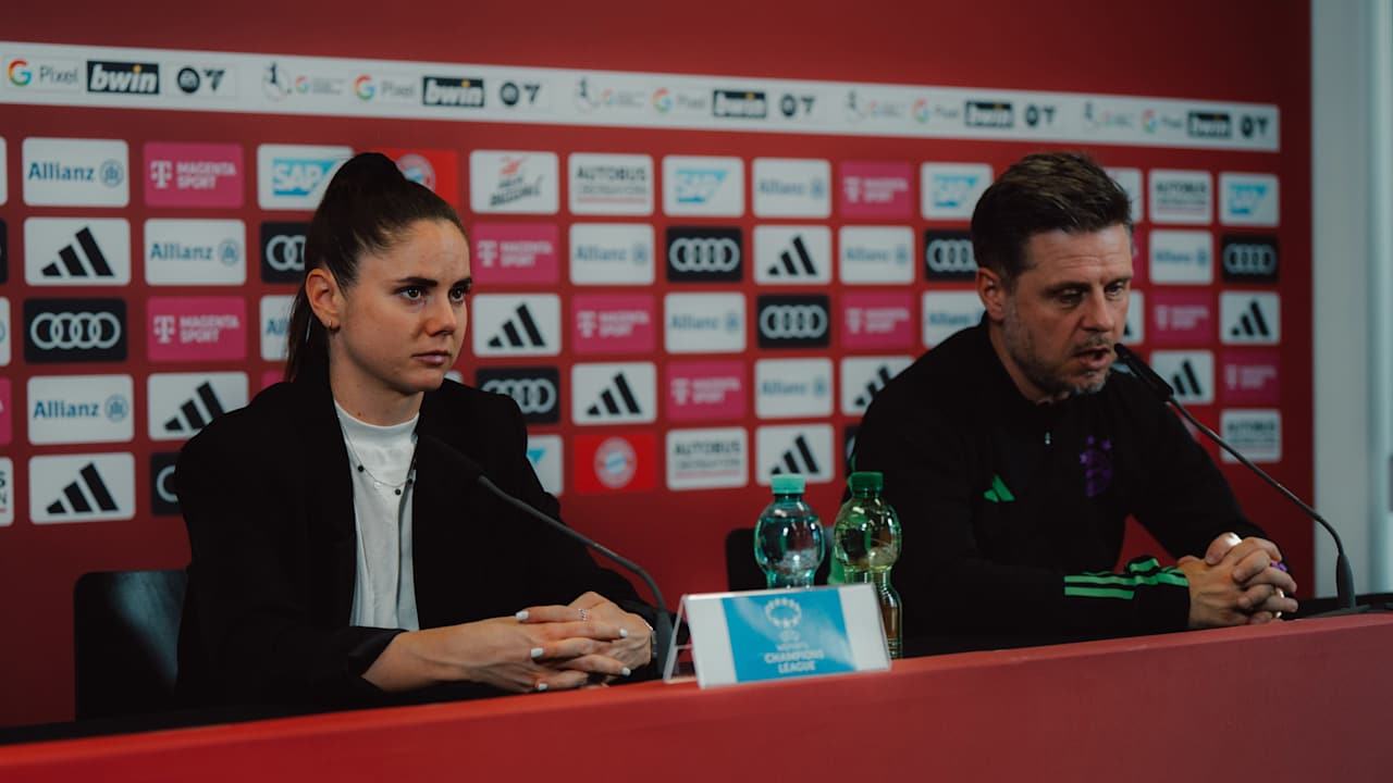 FC Bayern Frauen, Ajax Amsterdam, PK