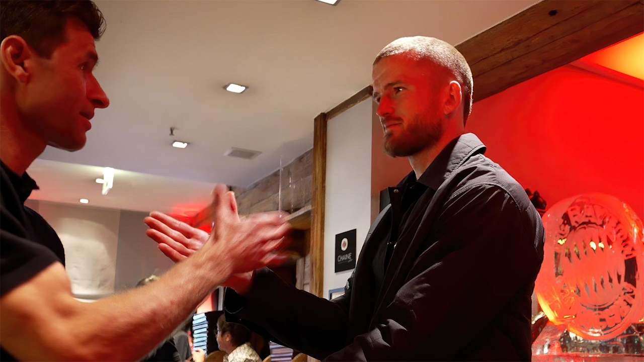 End-of-season event FC Bayern Thomas Mueller and Eric Dier