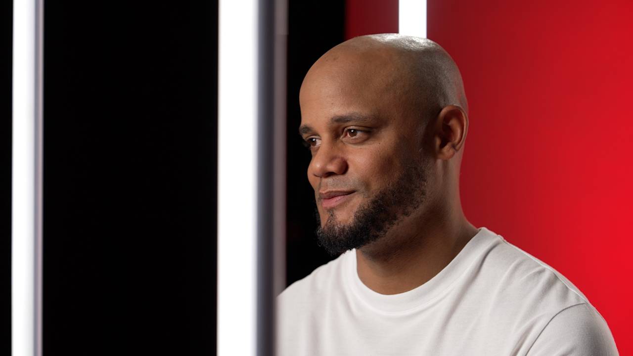 The first interview with Vincent Kompany at FC Bayern