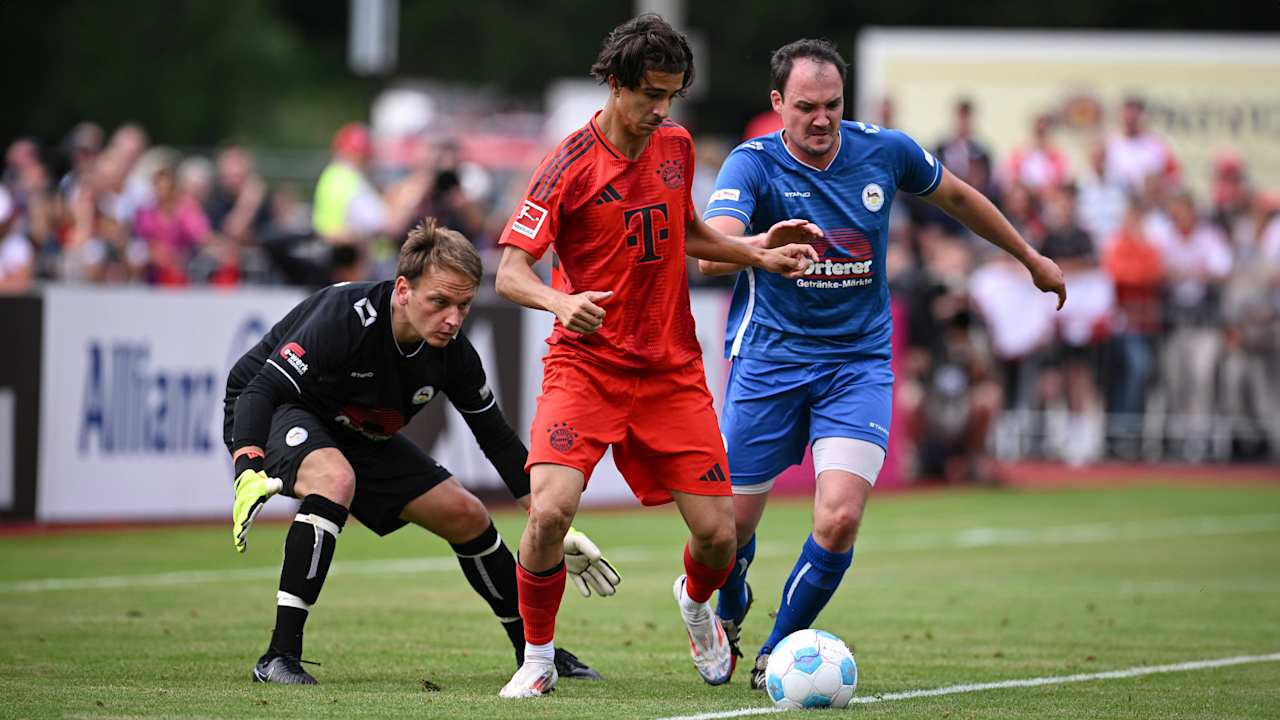 Adin Ličina in FC Bayern's friendly at Rottach-Egern