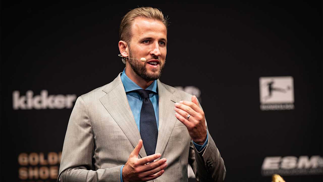Harry Kane erhielt am Dienstag den Goldenen Schuh