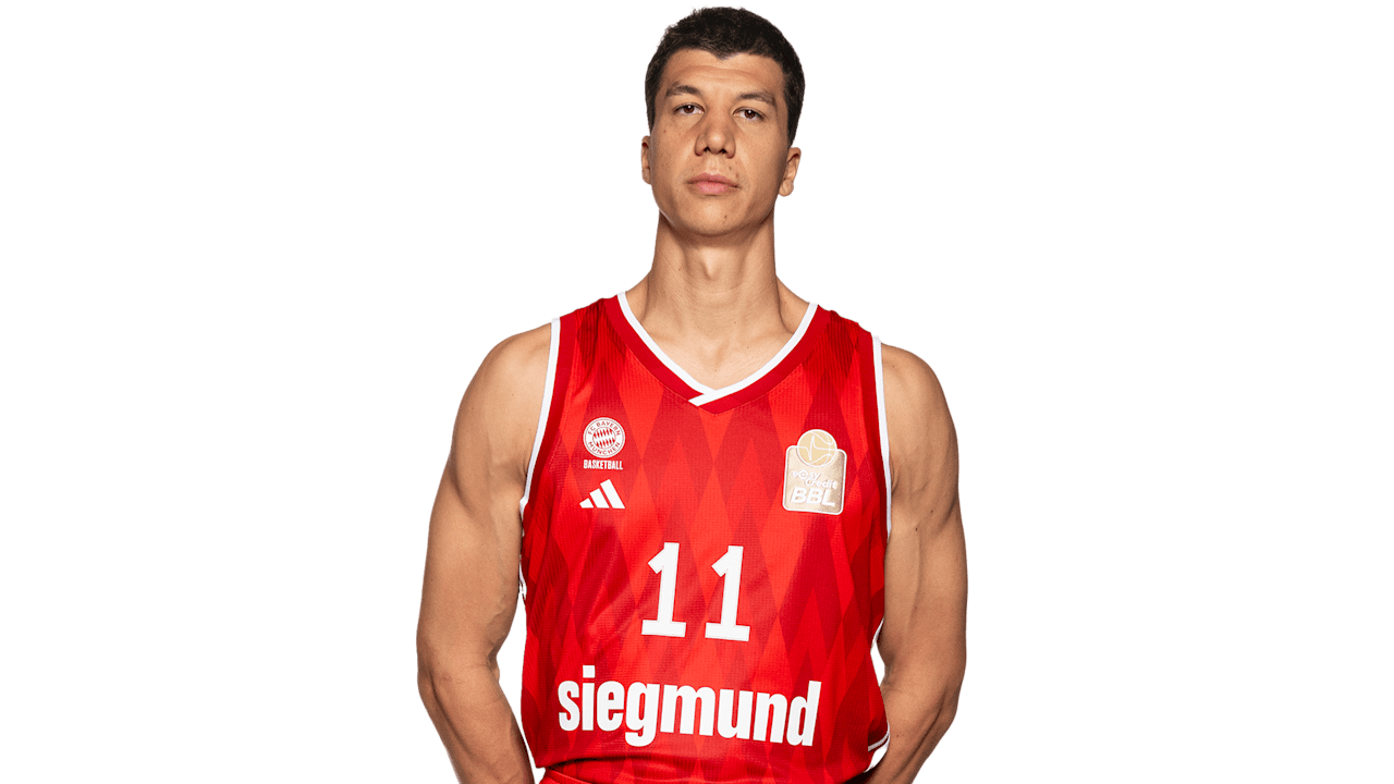 Vladimir Lucic ist seit 2022 der Kapitän des FC Bayern München Basketball.