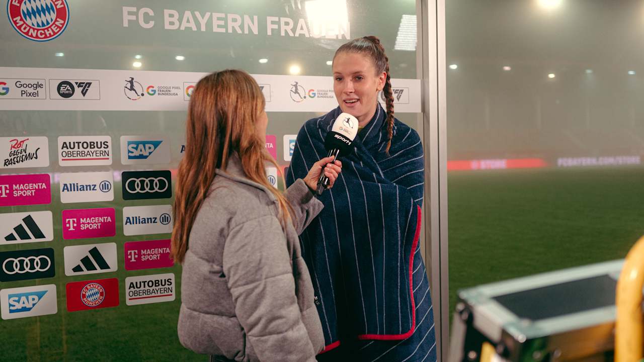 Ena Mahmutovic nach dem Spiel gegen Eintracht Frankfurt