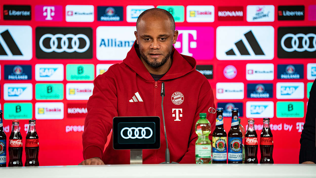 Vincent Kompany press conference Bayern