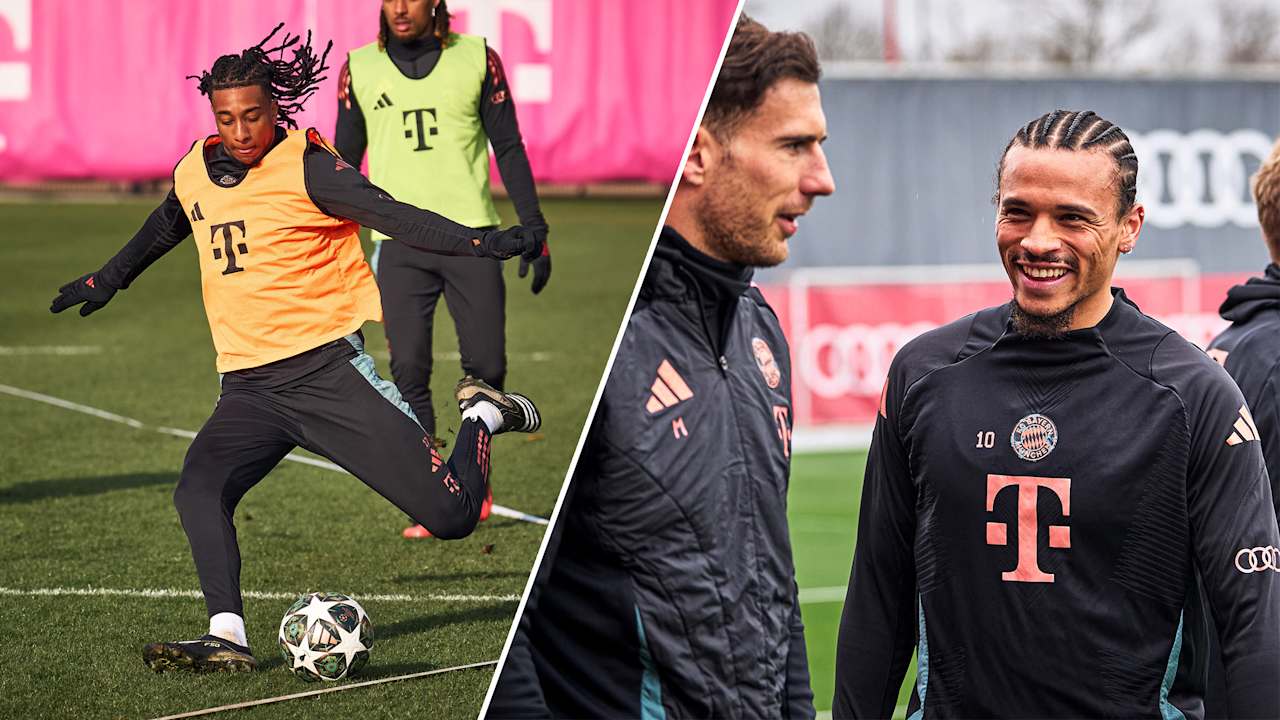 Here's the video with the best scenes from FC Bayern trainings in March 2025