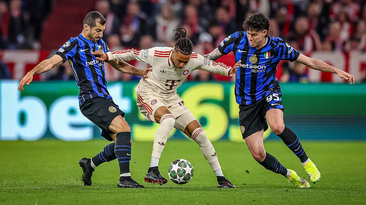 Spielszene aus FC Bayern - Inter Mailand