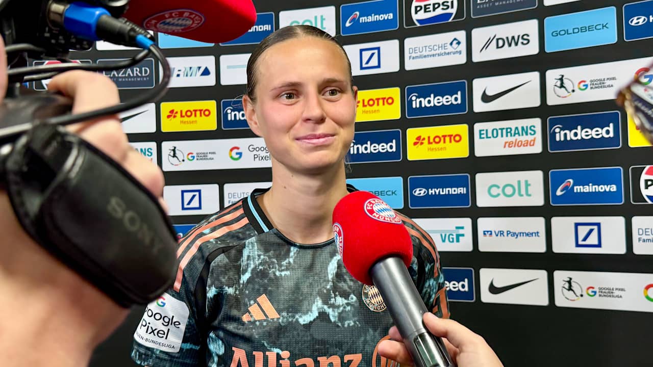 Klara Bühl im Interview nach der Partie gegen Eintracht Frankfurt.