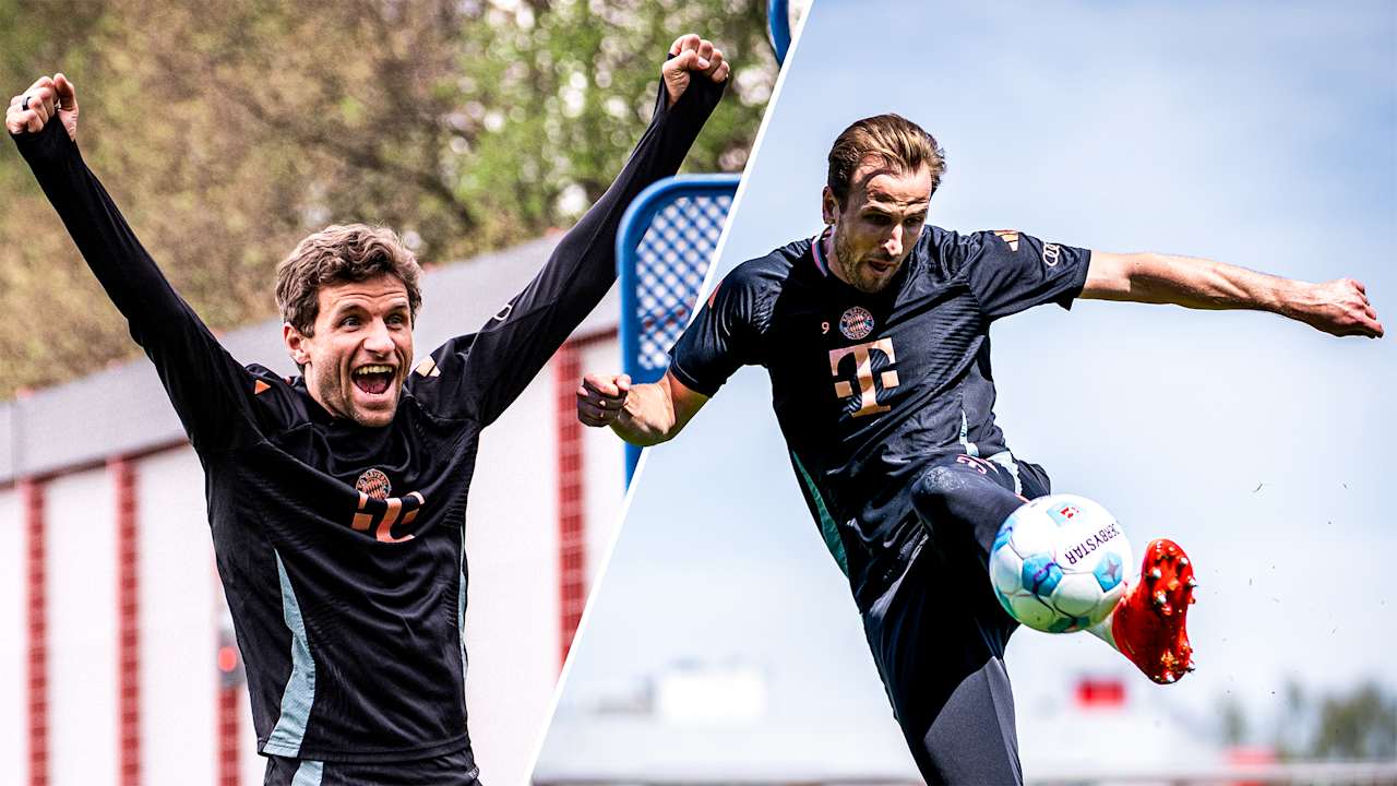 Here's the video with the best bits from FC Bayern training in April 2025.