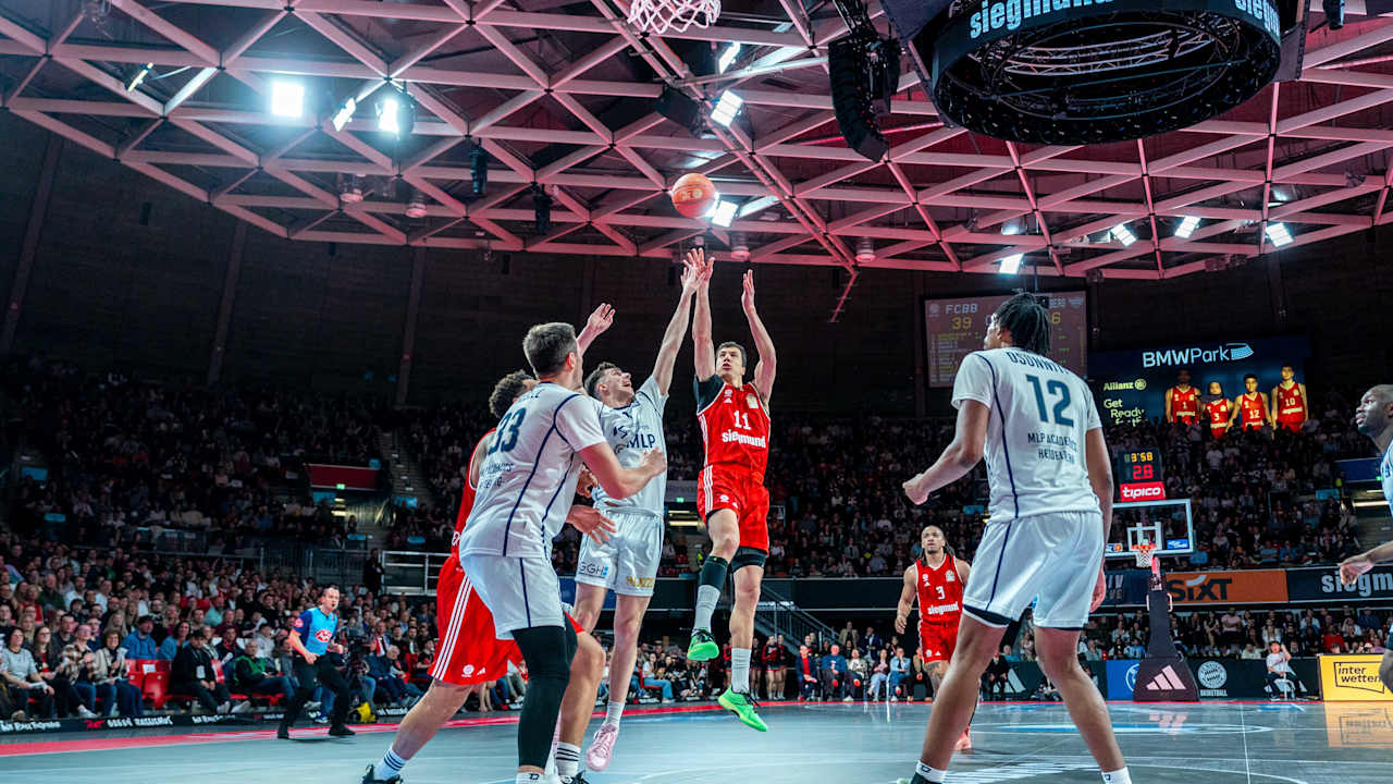 Der FC Bayern Basketball trifft im 1. Halbfinale auf Heidelberg