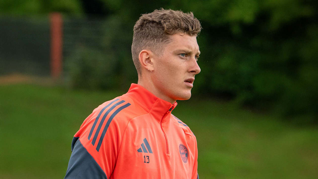 David Heindl im Training der FC Bayern Amateure.