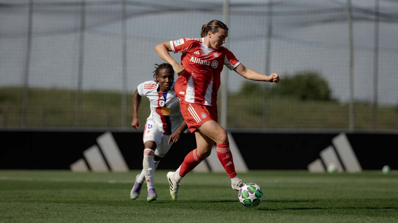 vanessa Gilles während des Testspiels gegen OL Lyonnes.