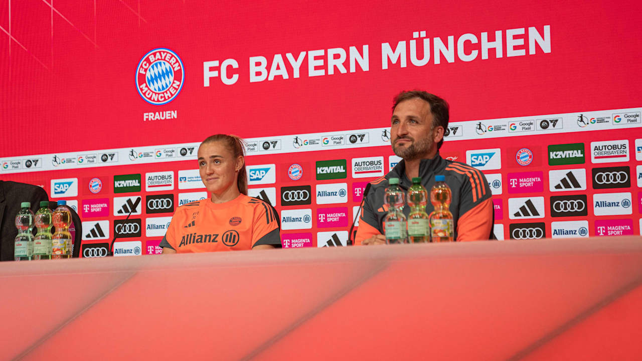 FC Bayern Women press conference