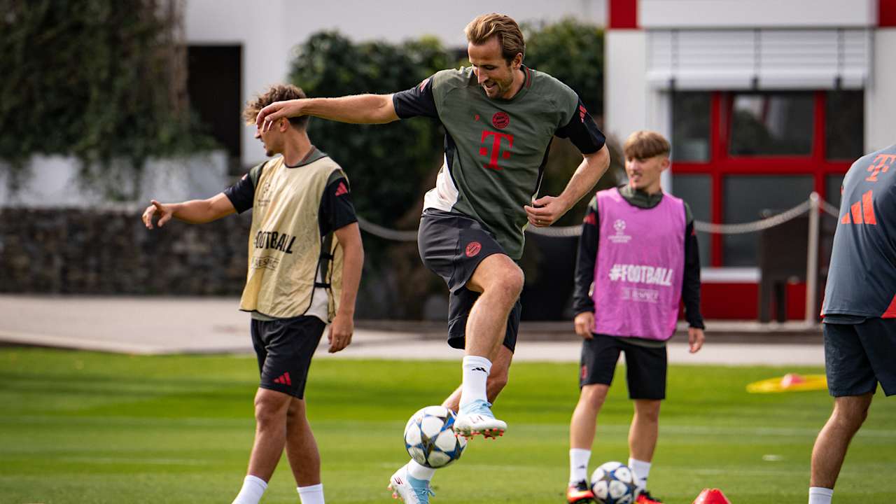 Training des FC Bayern vor dem Champions League-Spiel gegen den FC Chelsea