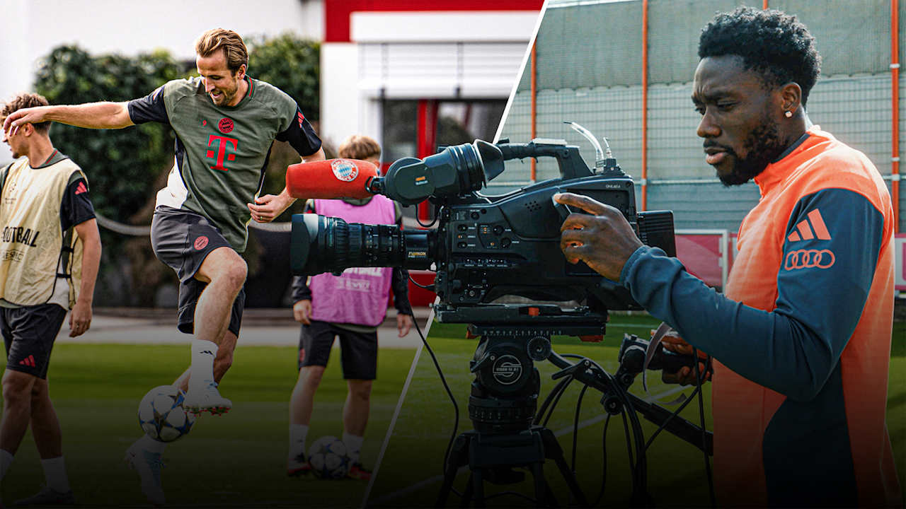 Hier geht es zum Video mit den besten Szenen des FC Bayern Trainings im September 2025