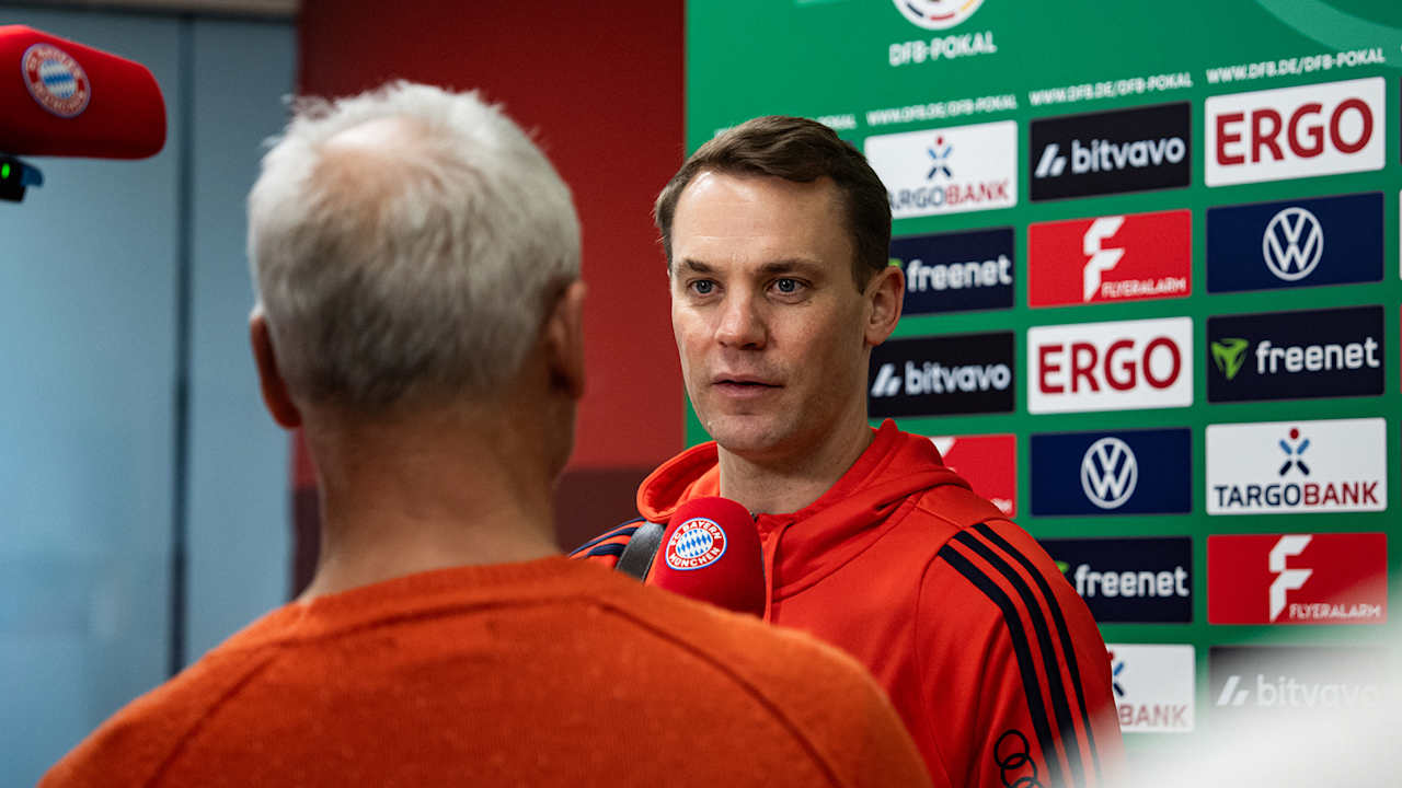 Manuel Neuer spricht im Interview nach dem Leipzig-Spiel