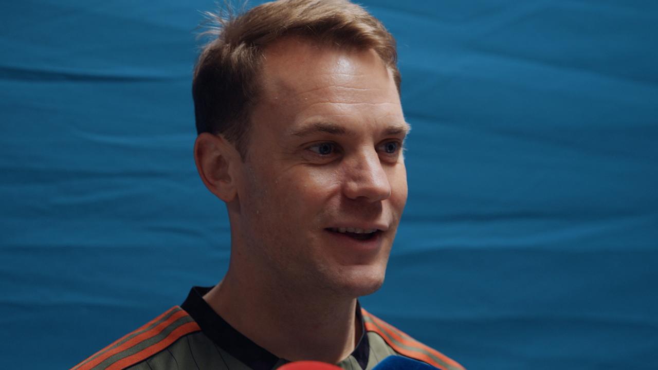Manuel Neuer im Interview in Madrid
