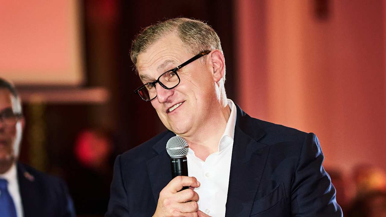 Jan-Christian Dreesen auf dem Bankett