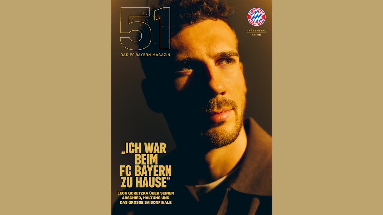 Cover des FC Bayern-Magazins 51 Mai 2026 mit Leon Goretzka