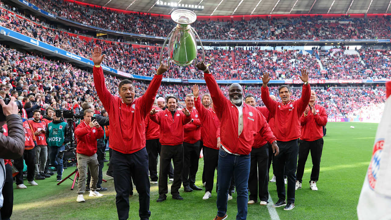 Giovane Elber und Sammy Kuffour in der Allianz Arena