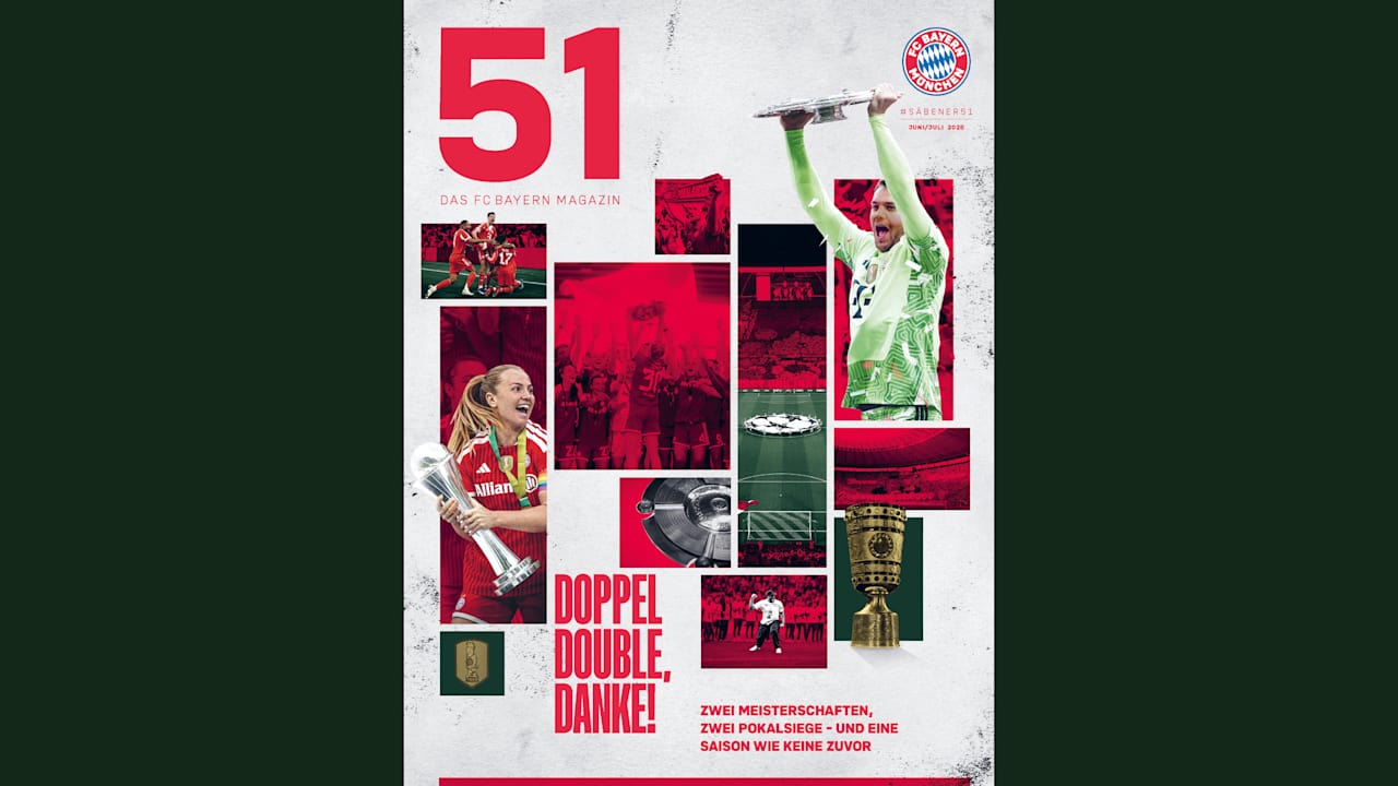 Cover des FC Bayern-Mitgliedermagazins 51 der Juni/Juli-Ausgabe
