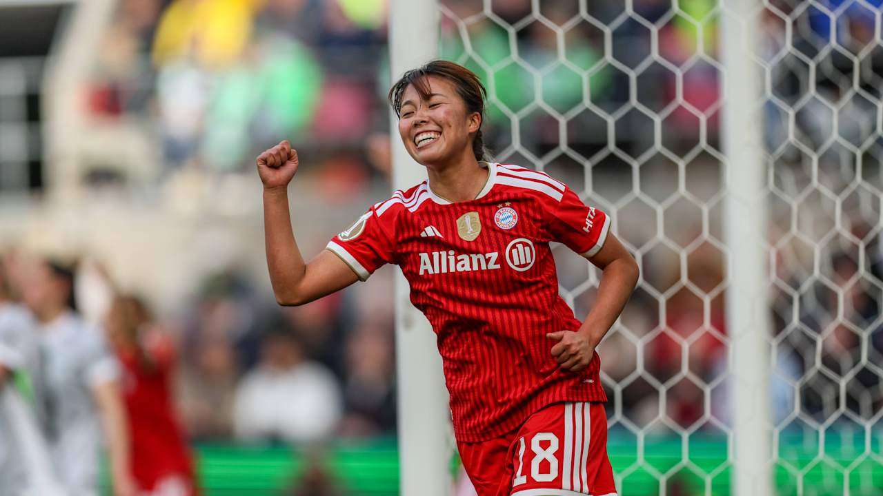 Momoko Tanikawa während des DFB-Pokal-Endspiels 2026.