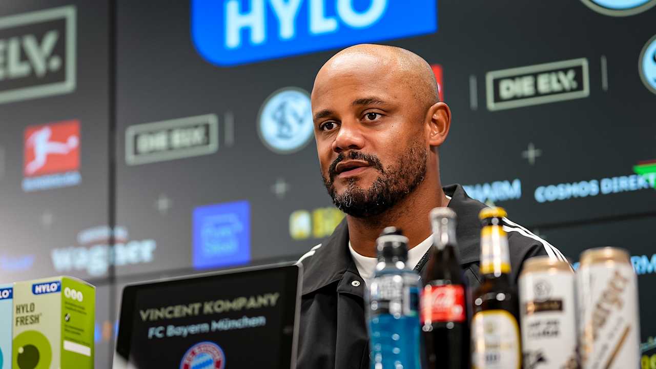 Vincent Kompany, press conference, Elversberg
